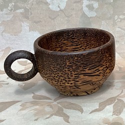 PCC-1B  palmwood coffee cup- Bigger size ( NO tray )  @    cm x     cm