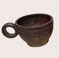 PCC-2B  Palmwood coffee cup  ( No Tray )    @    cm x      cm