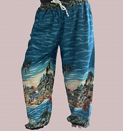 Rayon drawstring pant - RP-2    pattern  # P1B