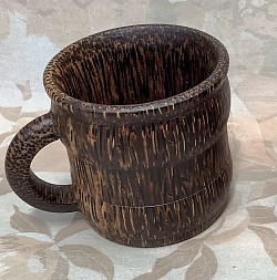 Palm wood coffee cup ( large size ) - Item #  PCC-5 B
