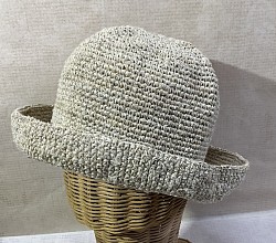 NH-3  Hemp Crochet hat Colors and texture will Vary some. 70THB LIMITED TO STOCK ON HAND