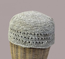 Item # NH-17  - 40 THb ea - Hand Crochet Hemp Skull cap   - Colors and texture will vary some - Limited to stock on hand .