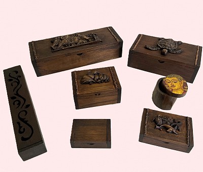 Wooden box collection