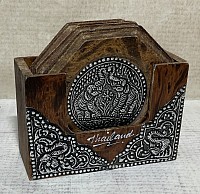 Item # CMD-2    7 pcs Coaster  set made from MDF