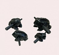 Item # SF-BK ( Black color singing frogs)