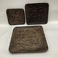 Item # PT-2    This Flat and square style Palm tray is available in many sizes