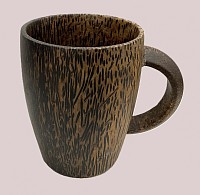 Item # PWM-2 Palm wood mug