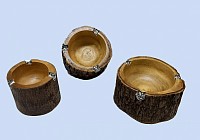MNA- 3'',4'' ,& 5'' Natural mango wood ash tray