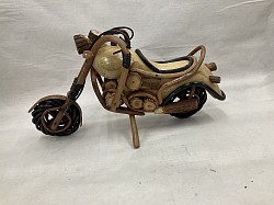 Item # RMC-1  Handmade Rattan Motorcycle ( small size)