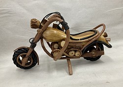Item #  RMC-2 handmade Rattan motorcycle ( medium Size)
