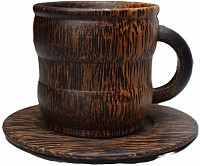 Palm wood Cups , Mugs and Glasses